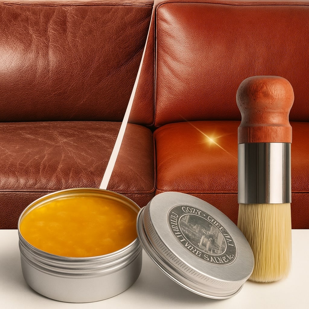 Lederpflegebalsam mit Bürste – Pflegen, Schützen & Auffrischen product image 1