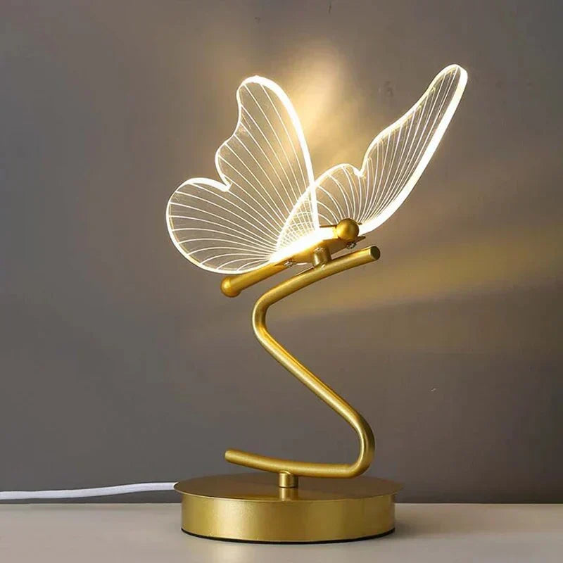 LED table lamp made of iron and acrylic - compact modern design