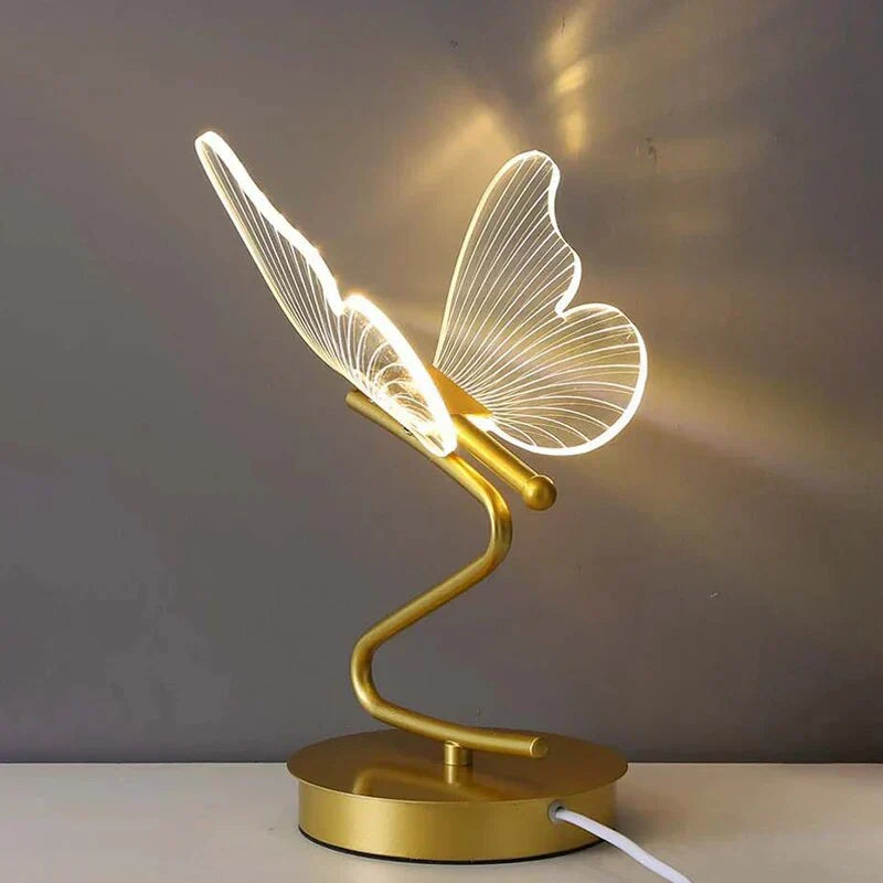 LED table lamp made of iron and acrylic - compact modern design