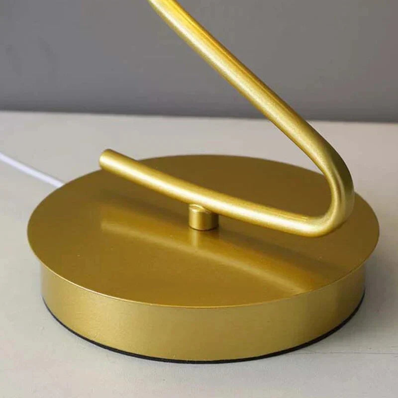 LED table lamp made of iron and acrylic - compact modern design