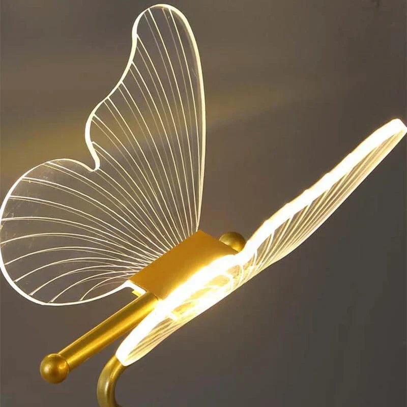 LED table lamp made of iron and acrylic - compact modern design