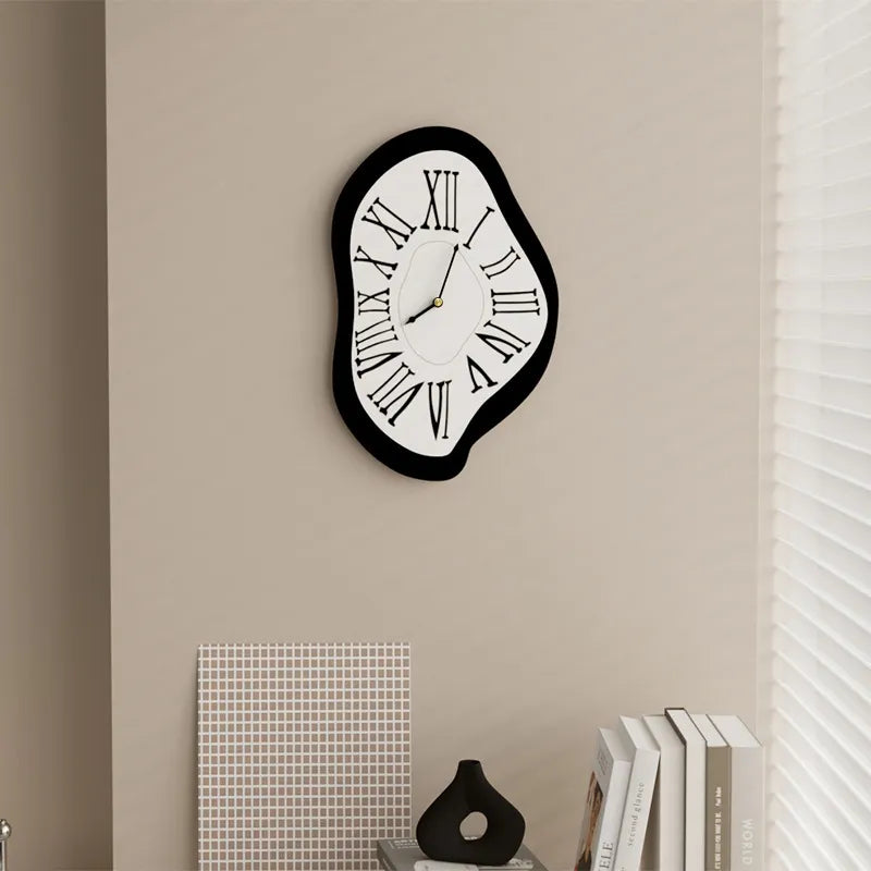 Wall Clock with Roman Numerals – Silent Quartz Movement