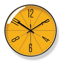 Wanduhr Skandinavisches Design – lautlos, schwarz-weiß, modern