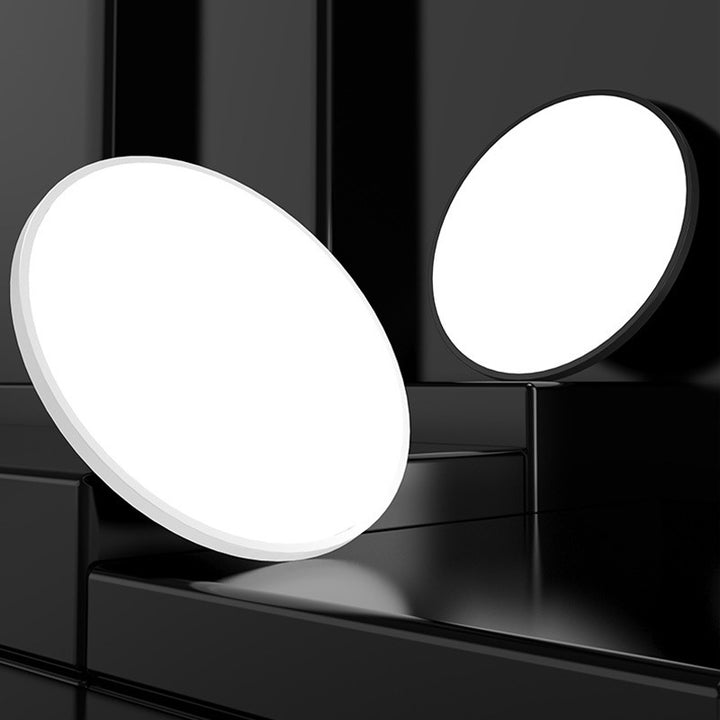 Round flat LED ceiling light - modern for living rooms and bedrooms