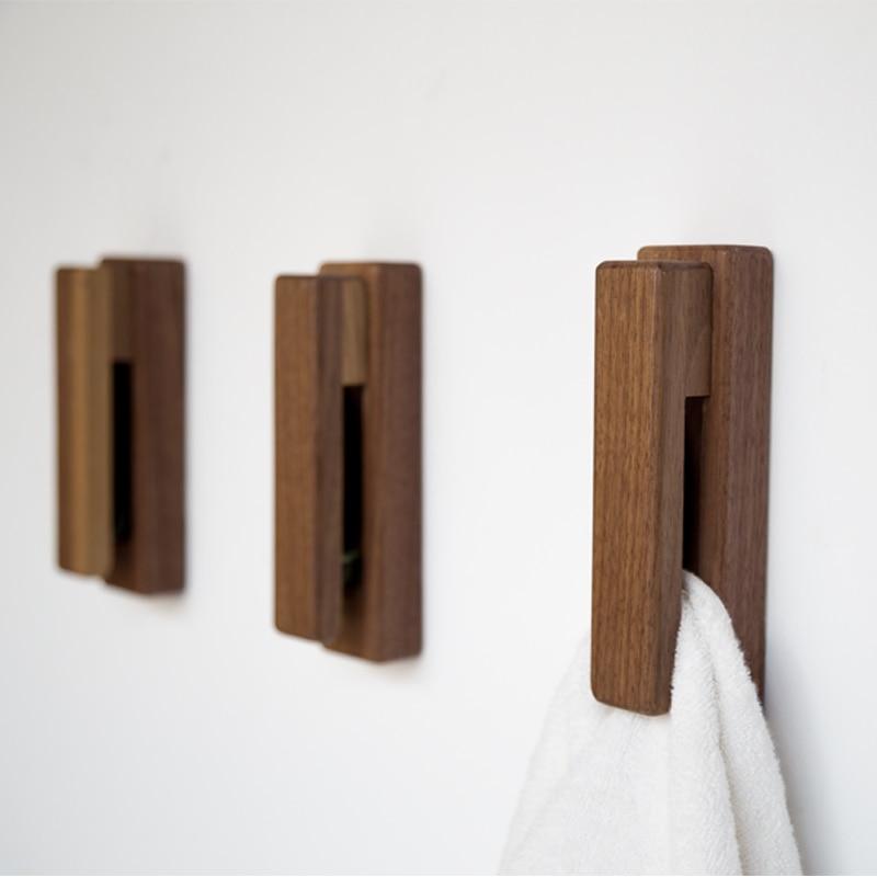Wooden Towel Rail Without Drilling – Minimalist for Bathroom and Kitchen