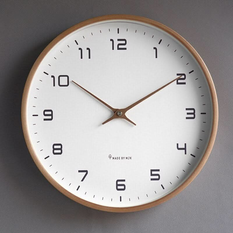 Lautlose Holzwanduhr – Kein Ticken, nur Stille product image 4