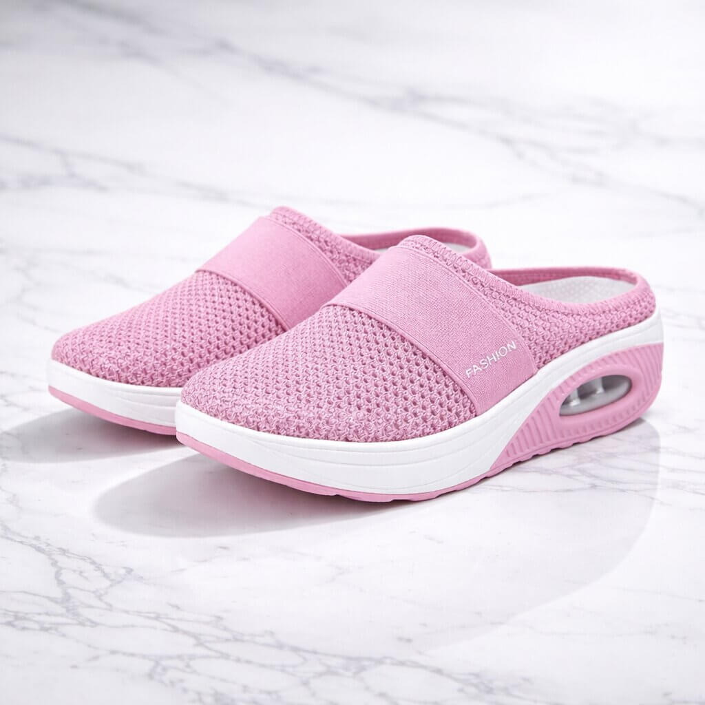 Slip-on Hausschuhe mit Luftsohle – leicht & atmungsaktiv