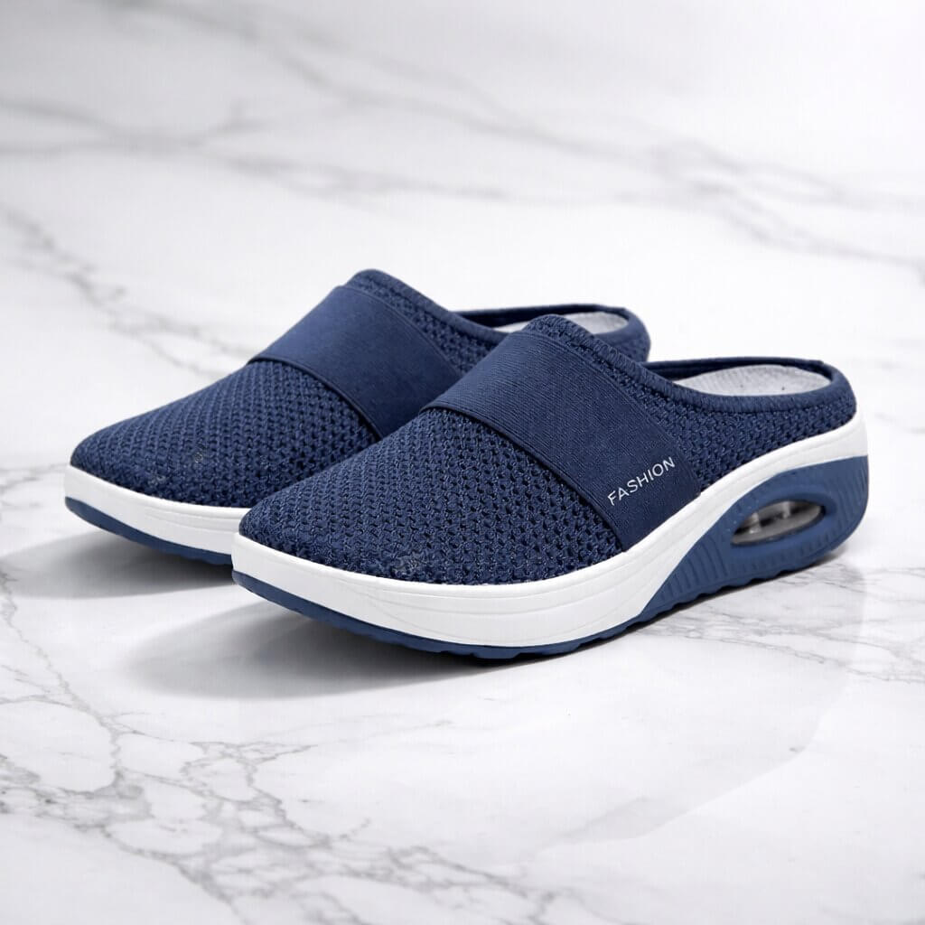 Slip-on Hausschuhe mit Luftsohle – leicht & atmungsaktiv
