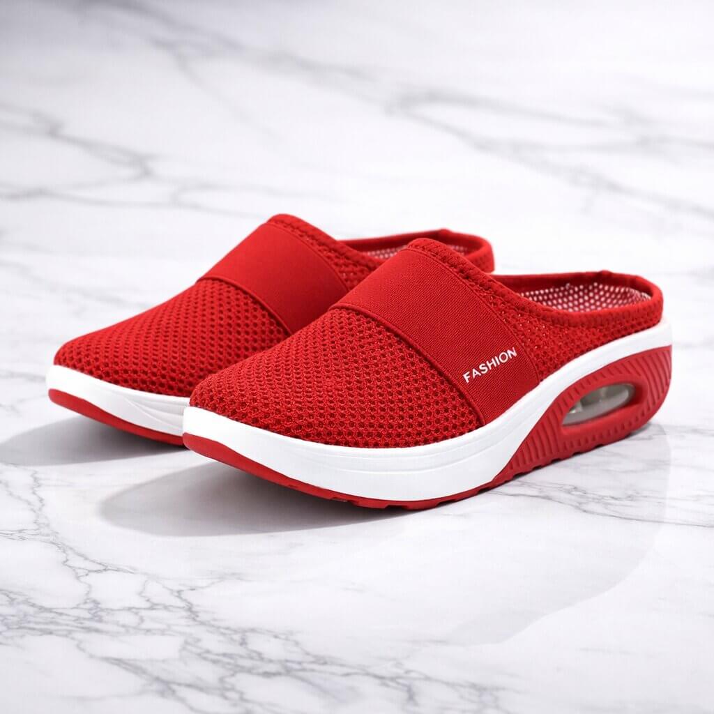 Slip-on Hausschuhe mit Luftsohle – leicht & atmungsaktiv