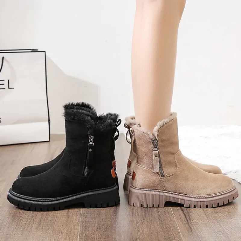 Orthopädische Winterstiefel mit Fußgewölbestütze für Damen