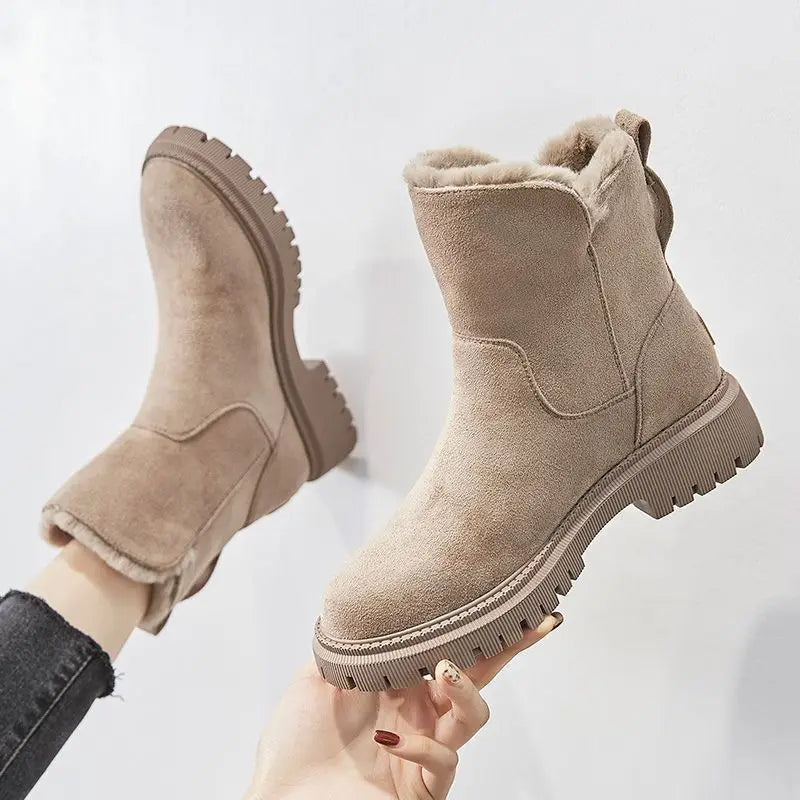 Orthopädische Winterstiefel mit Fußgewölbestütze für Damen