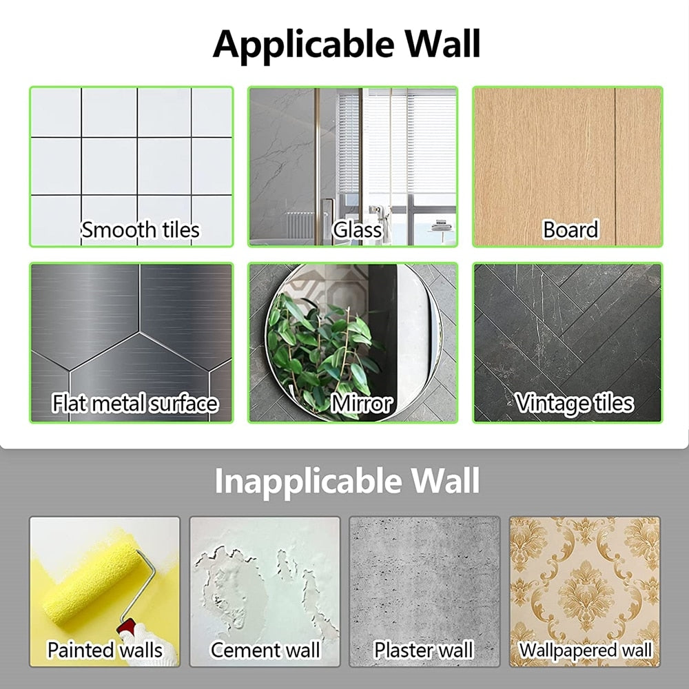 Bathroom Shelf Without Drilling – Suction Cups for Wall and Shower