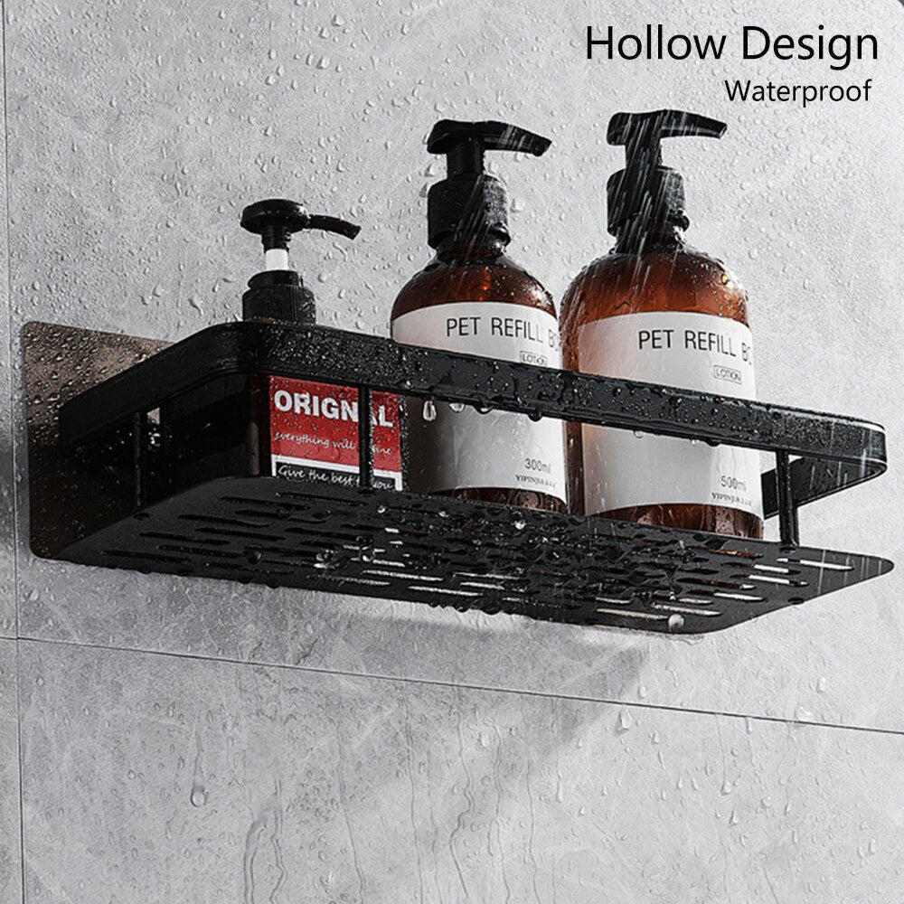 Bathroom Shelf Without Drilling – Suction Cups for Wall and Shower