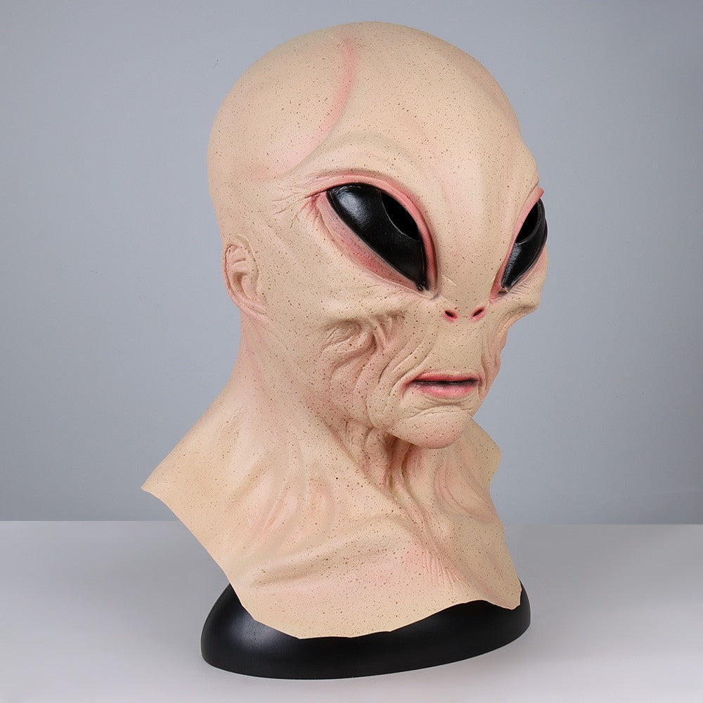Alien Maske aus Latex für Halloween Cosplay und Horror Kostüm