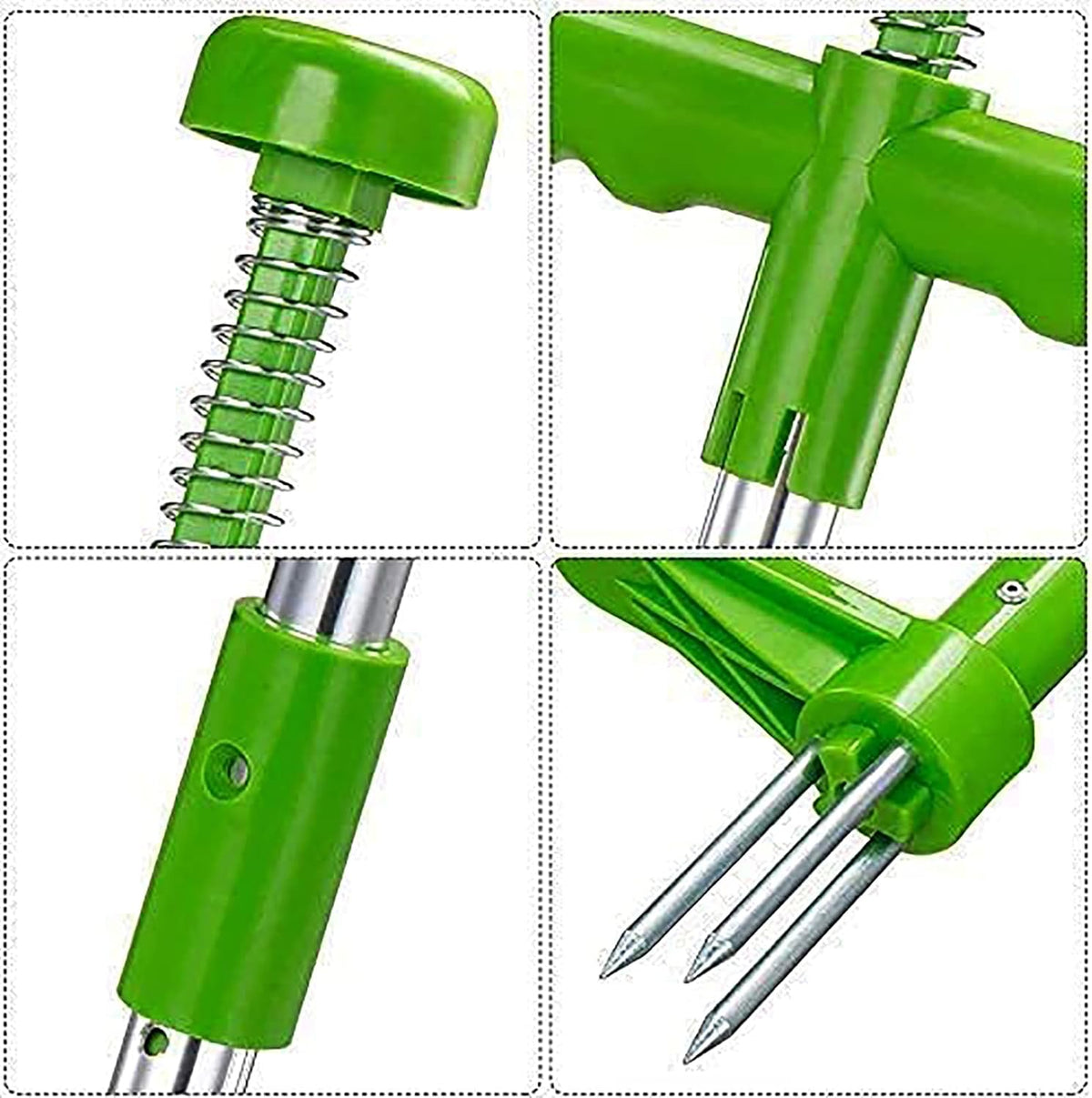 Long-handled weed puller - remove weeds with their roots