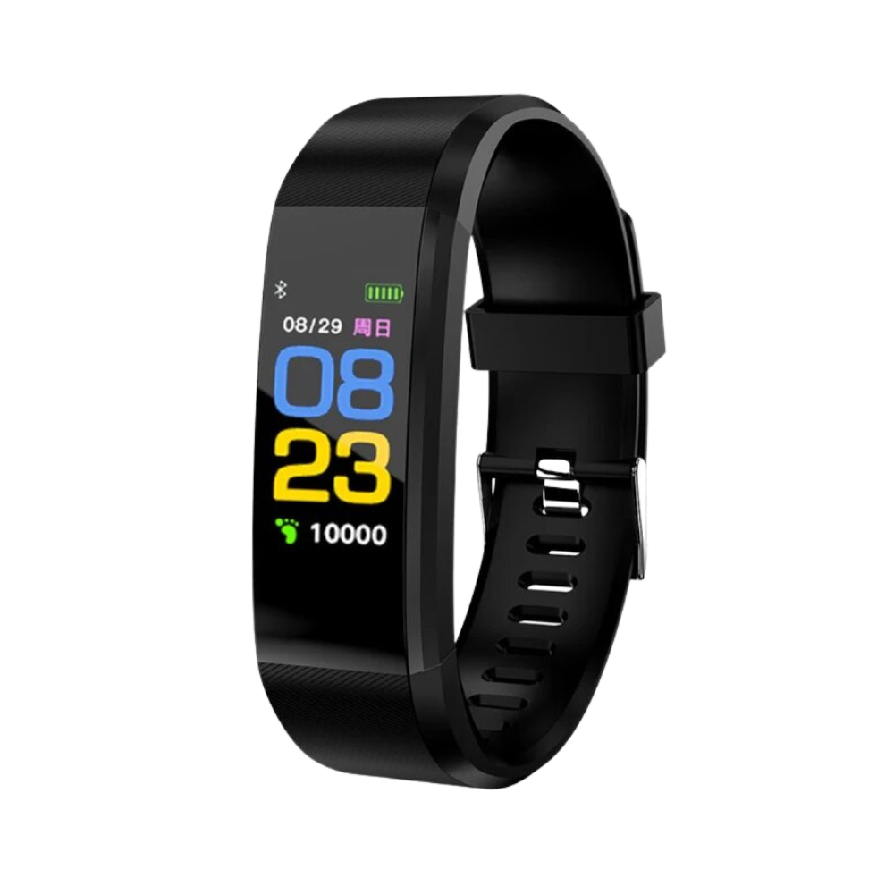 Smartwatch for seniors with heart rate and blood pressure monitoring