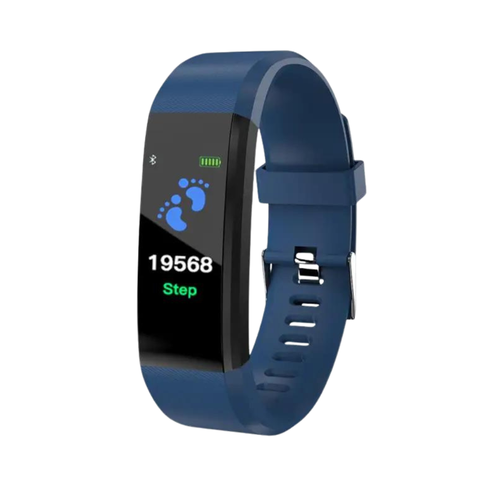 Smartwatch for seniors with heart rate and blood pressure monitoring