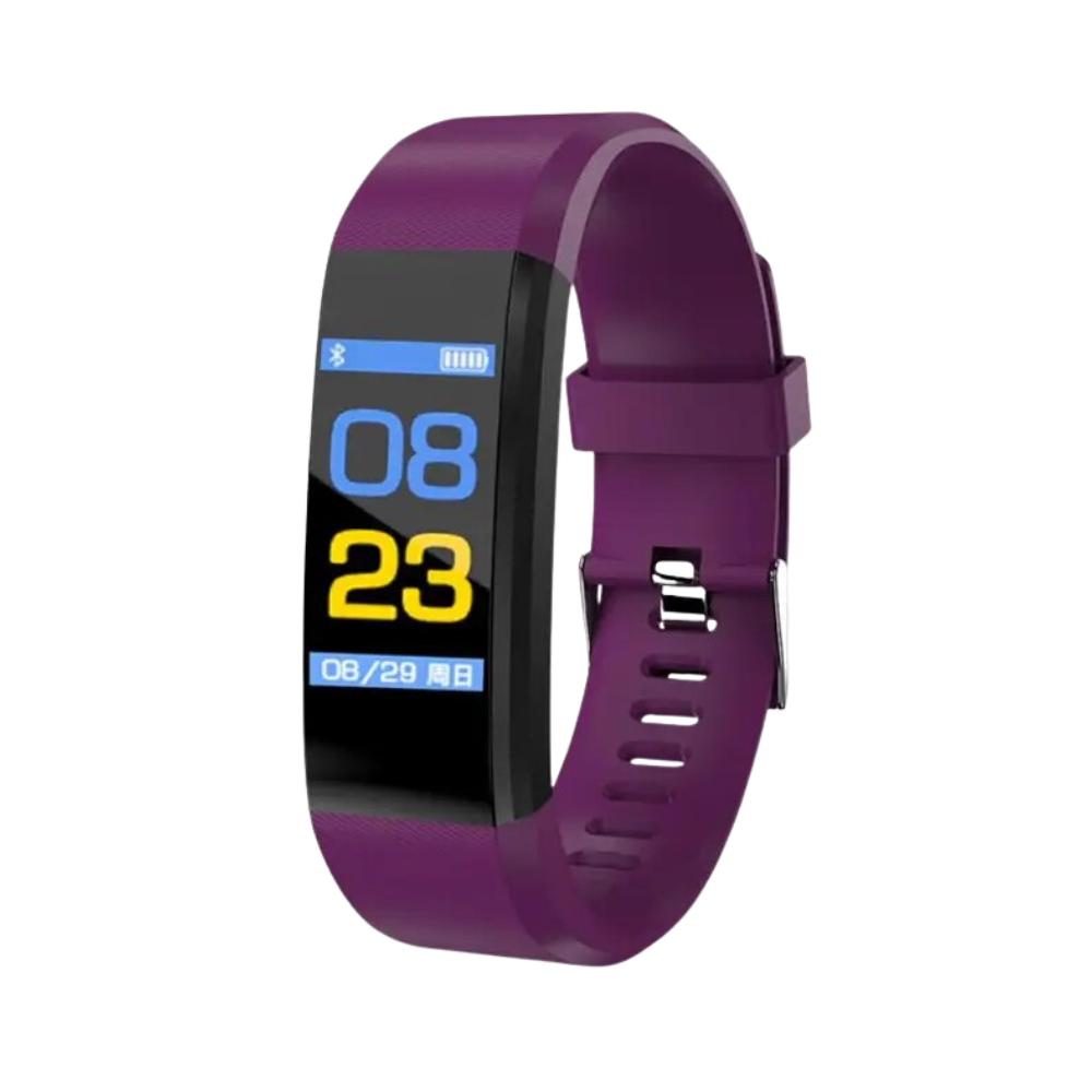 Smartwatch for seniors with heart rate and blood pressure monitoring