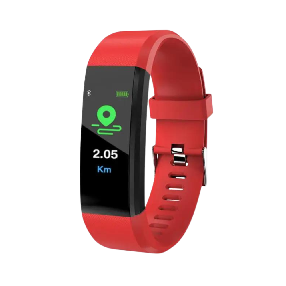 Smartwatch for seniors with heart rate and blood pressure monitoring