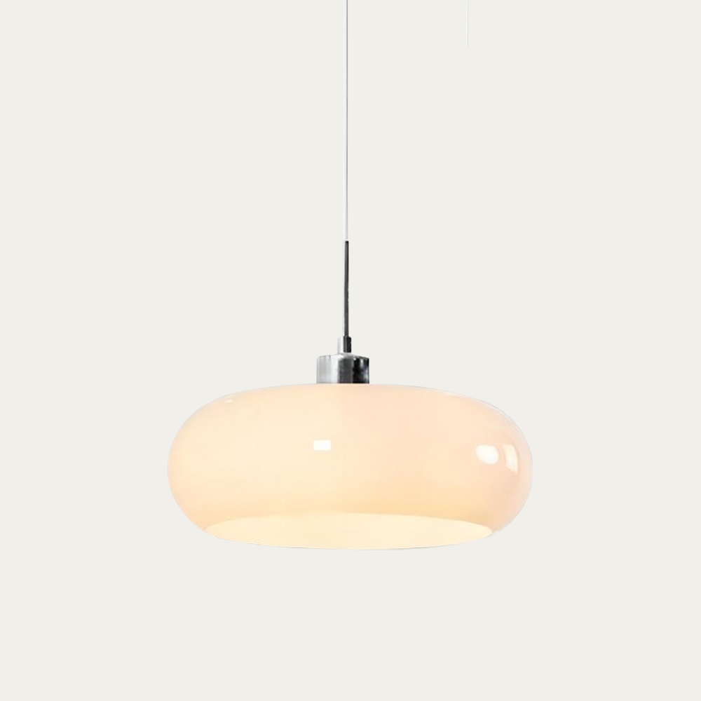 Glas-Pendelleuchte im Bauhaus-Stil für moderne Innenräume