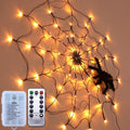 Spider Web Fairy Lights with LED & Remote Control – Halloween Decoration Indoor & Outdoor