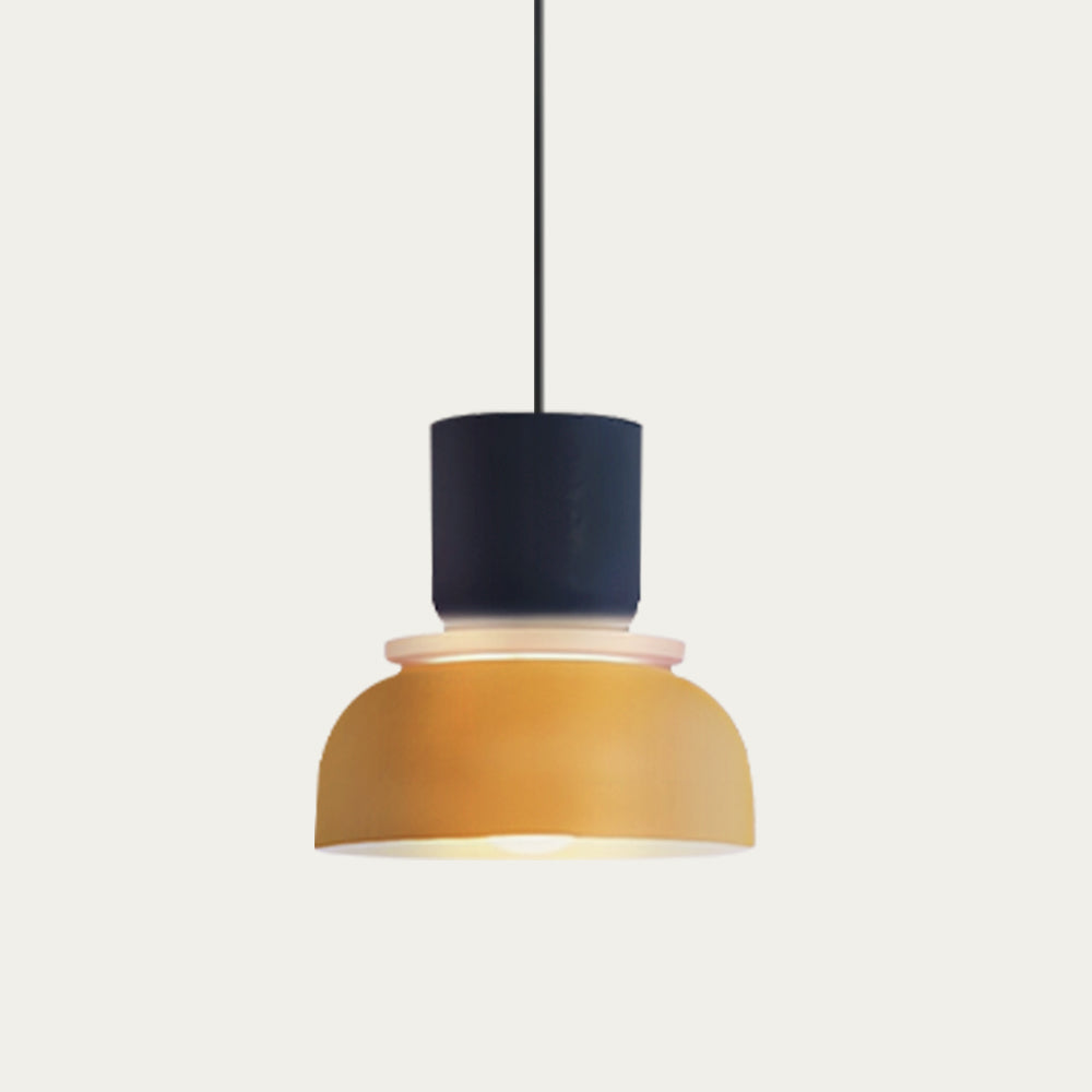 Nordische Pendelleuchte mit Farbblock-Design für moderne Räume
