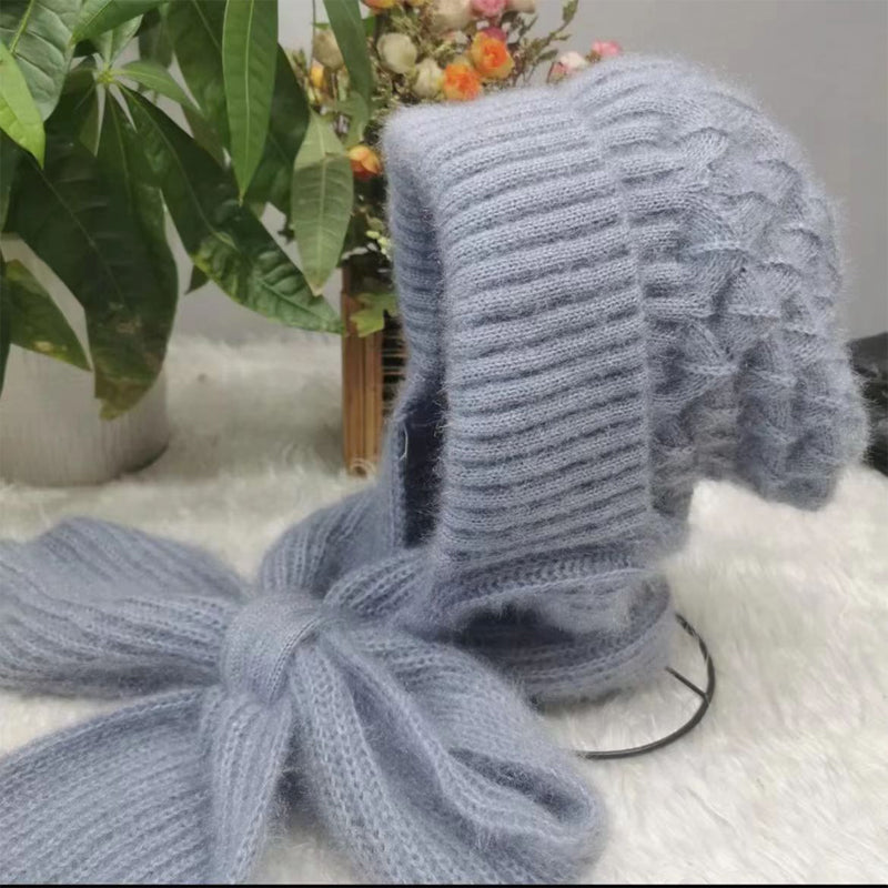 Winter-Set Schal und Mütze aus Polyester für kalte Tage