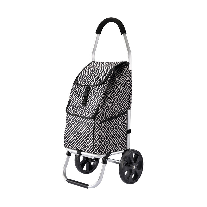 Foldable Shopping Trolley with Aluminium Frame – Light & Compact