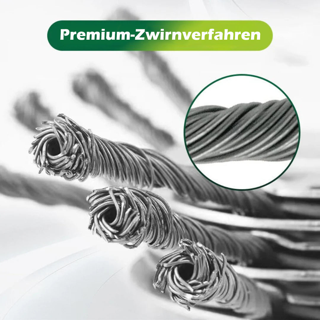 Rasentrimmer mit austauschbaren Klingen für präzise Rasenkanten
