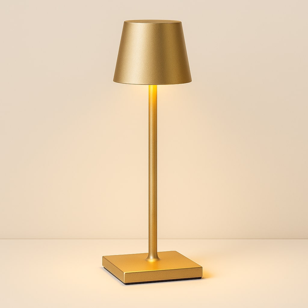 Kabellose LED-Tischlampe mit Touch-Dimmer und USB-C Akku