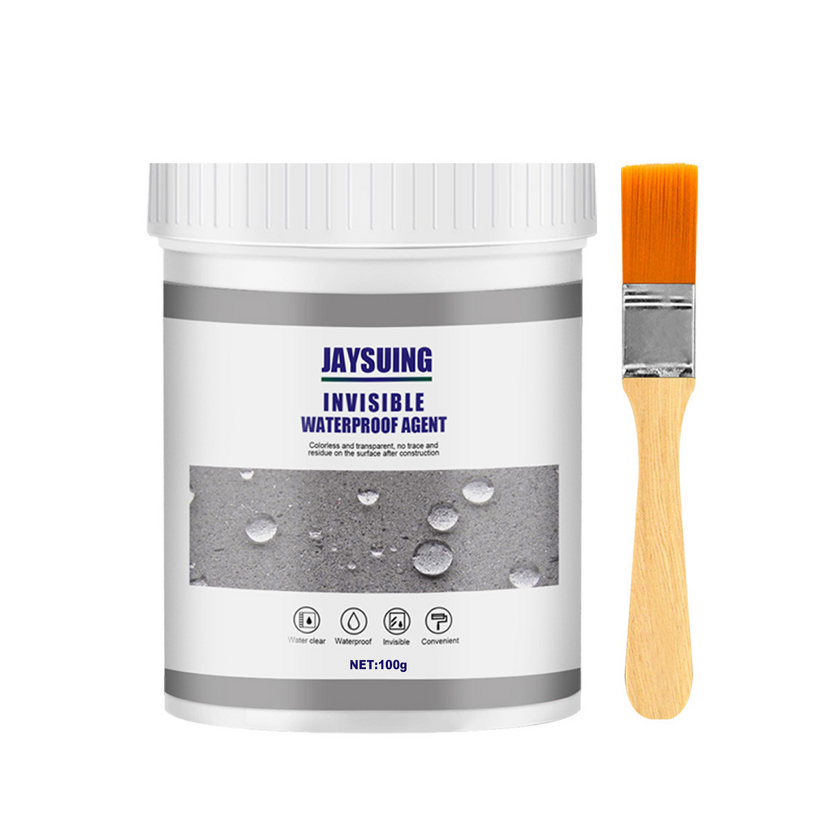 Transparent waterproof sealant for all surfaces