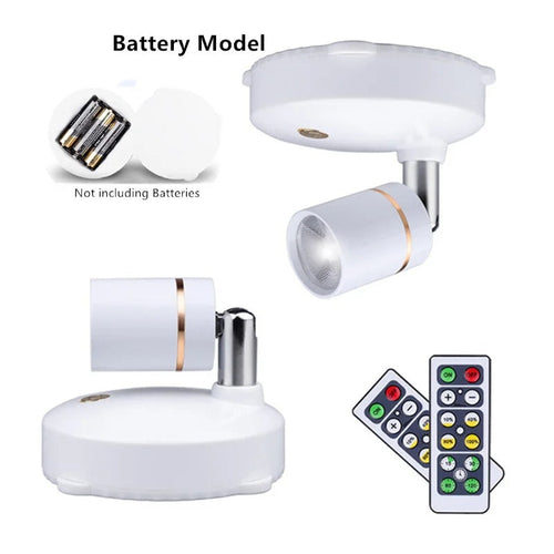 Kabelloser LED-Strahler mit Dimmfunktion und Fernbedienung