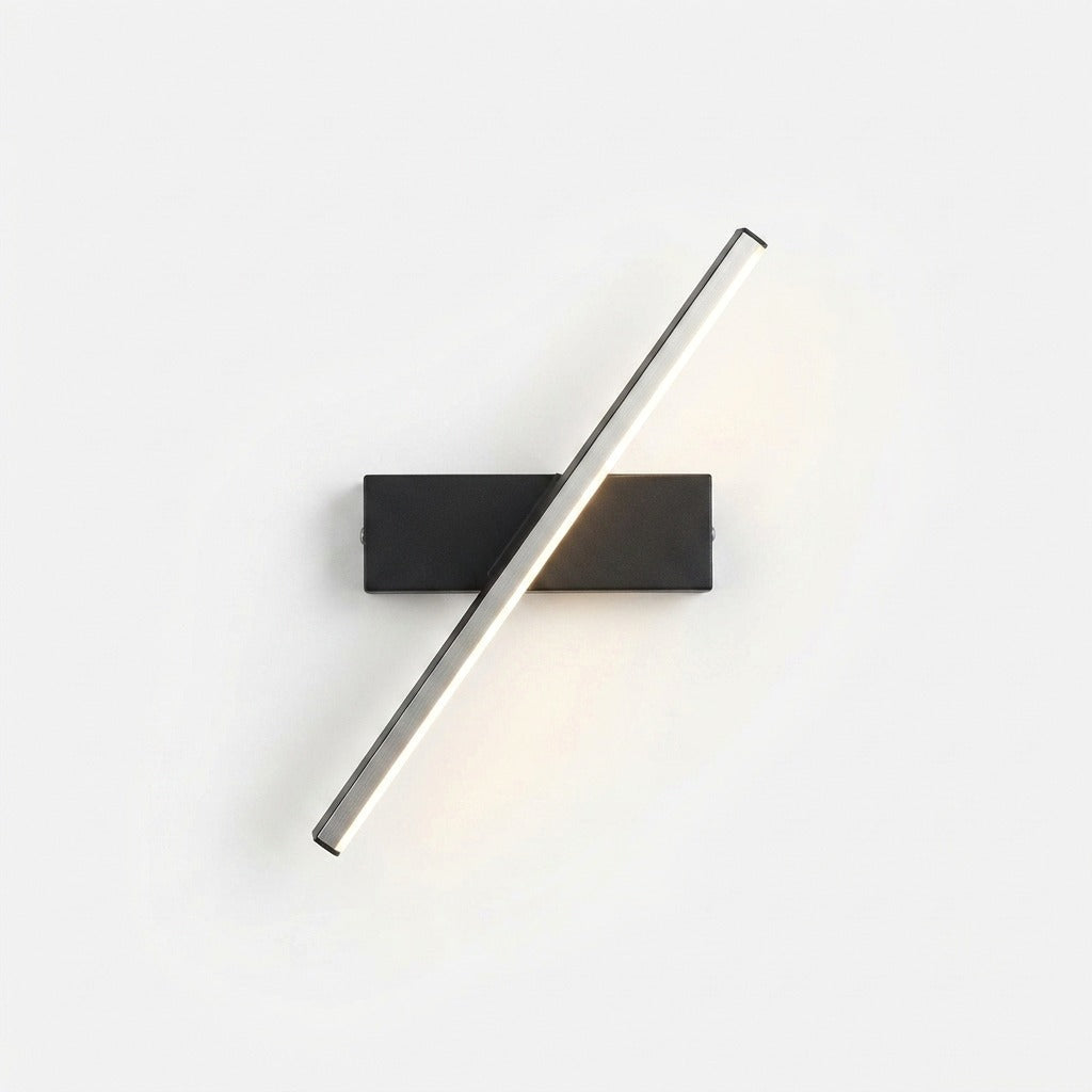 LED Wandleuchte schwenkbar 330° mit 3 Lichtfarben aus Aluminium