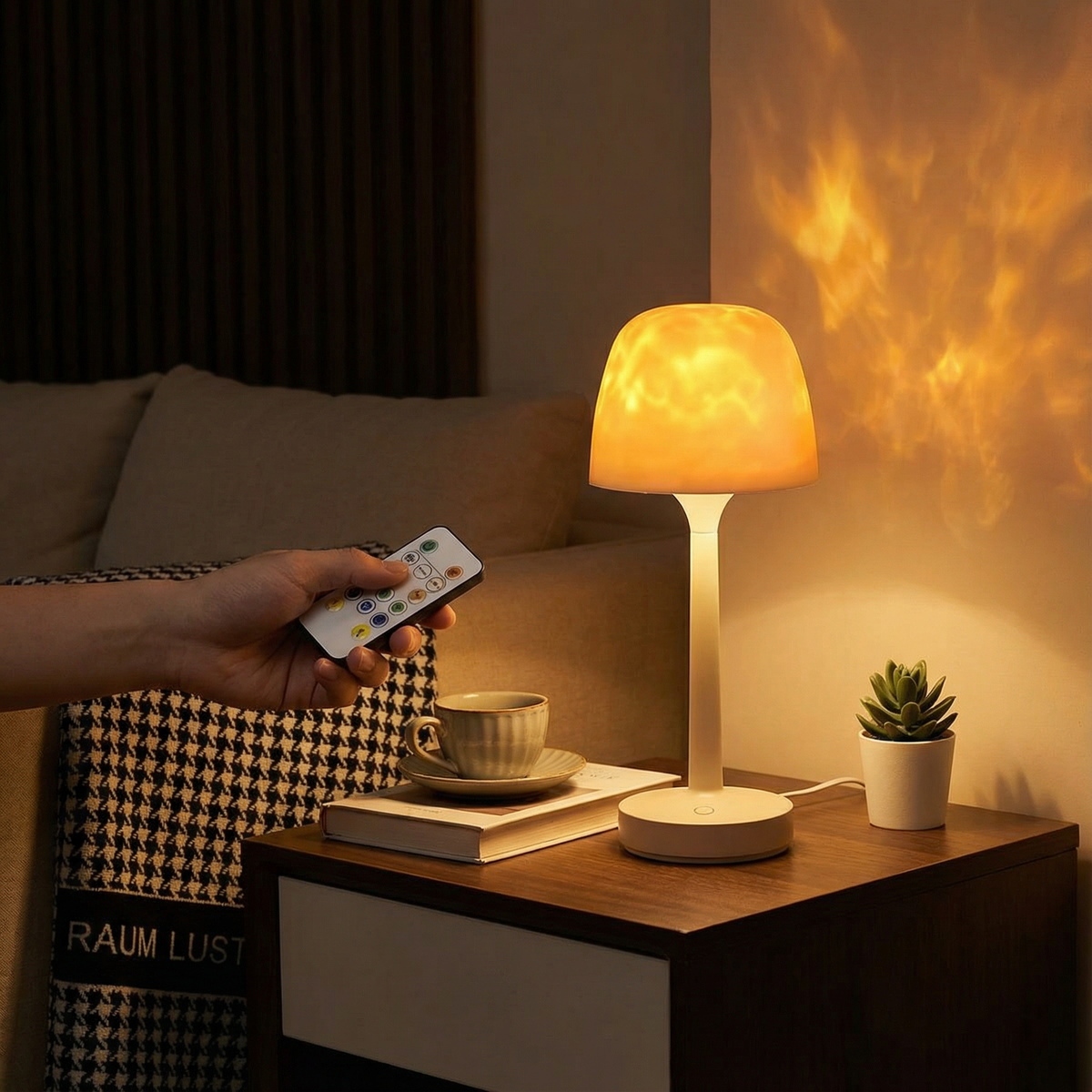 LED table lamp with color changing - mood lighting for your home