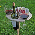 Faltbarer Weintisch aus Holz – Tragbar für Picknick und Outdoor