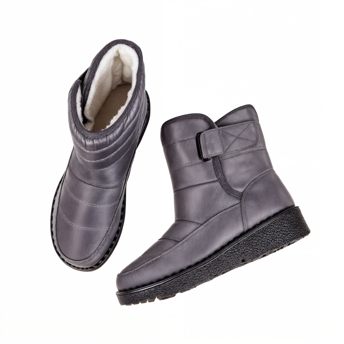 Damen Winterstiefel Wasserdicht mit Warmfutter und Antirutschsohle